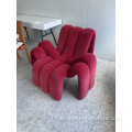 Disen Modern Designer Velvet Spider Zoe Lounge Chair